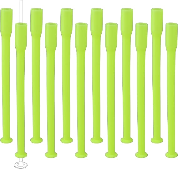 MILIVIXAY 12pcs Candle Wick Placing Tubes Wick Centering Tool for Candle Making.