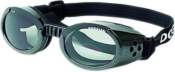 Doggles ILS Goggles Metallic Black Large