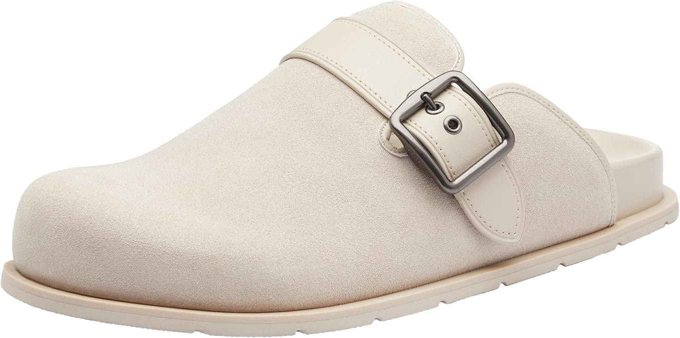 Coach Men's Suede Buckle ClogClog