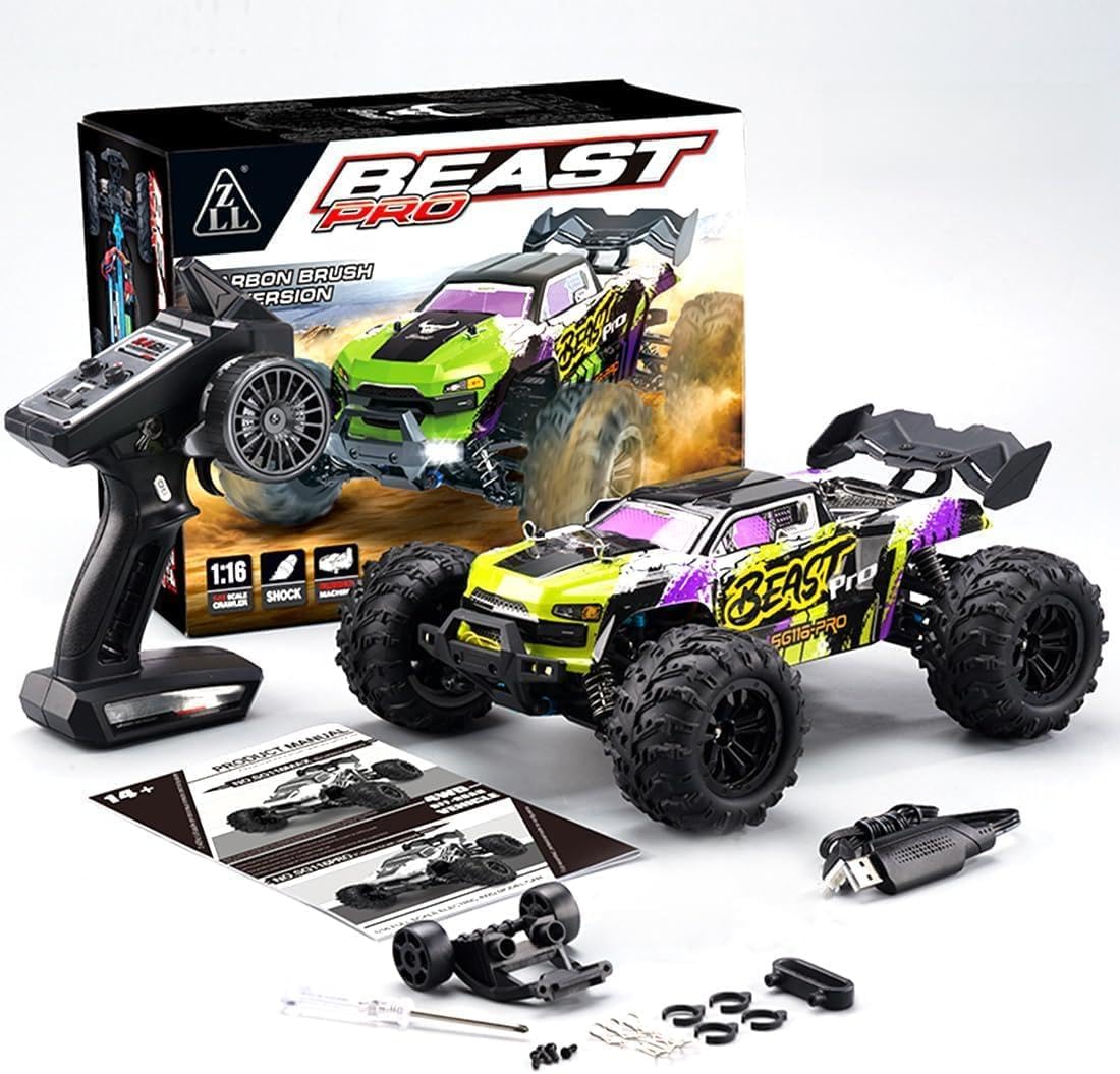 SG116PRO 116 Remote Control Off-Road Car 2.4G 4WD 40KMH High Speed Amphibious RC Climbing Car Mini Electric Carbon Brush RC Buggy Rock Crawler Model Toy Gift -RTR