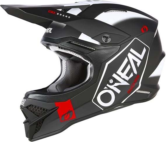 O'NEAL 3 SRS Helmet Hexx Black/White, XS