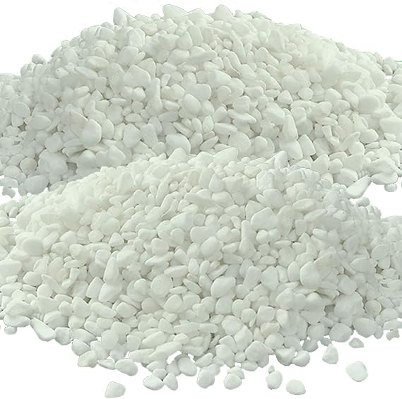 Aquarium Decorative Sands White Gravel Pebbles Fit for Aquariums Terrarium Garden Flowerpot Glassware Vases Decoration,2 Lbs