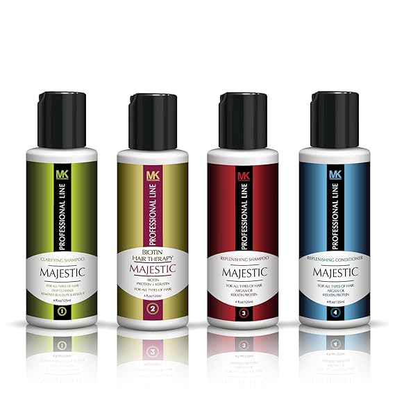 Majestic Biotin Hair Therapy 125ml(4 OZ) Complete Kit- Formaldehyde Free - USA