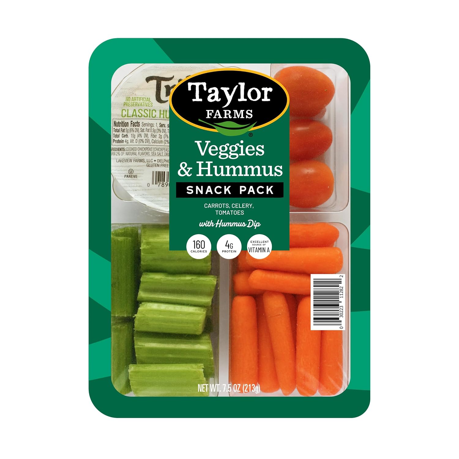 Taylor Farms Veggies & Hummus, 7oz