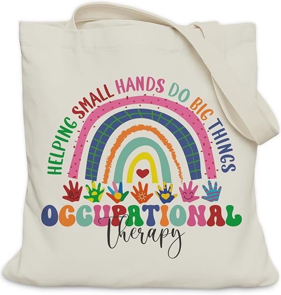 Aesthetic Tote Bag for Women Girls, Besties Coworker Gifts Tote Bag for Her, Medium Size with Inner Pocket
