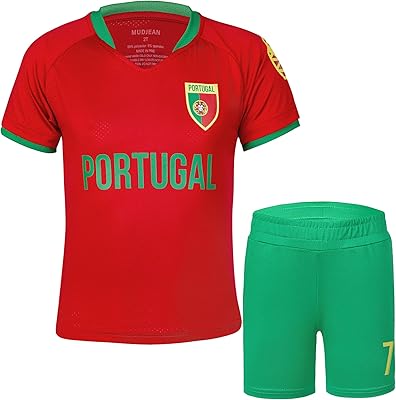 Unisex Kids Soccer Jersey for Girls Soccer Shirts Boy Football Outfits Soft Ideal Gift for Little Athlete 2-14 Years