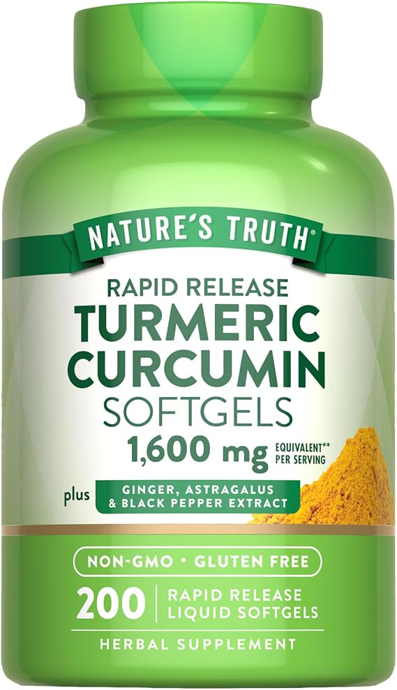 Nature's Truth Turmeric Curcumin Complex Supplement