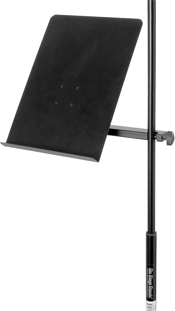 On-Stage U-Mount Sıkıştırmalı Kitap Plakası MSA7011 Exlibris için U Sabitleme Mandalı Siyah