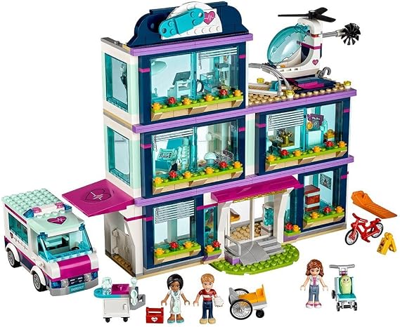 LEGO Friends Heartlake Hospital 41318 Building Kit (871 Piece) | Lego Friends Lego 871 Pieces - Heartlake Hospital #41318