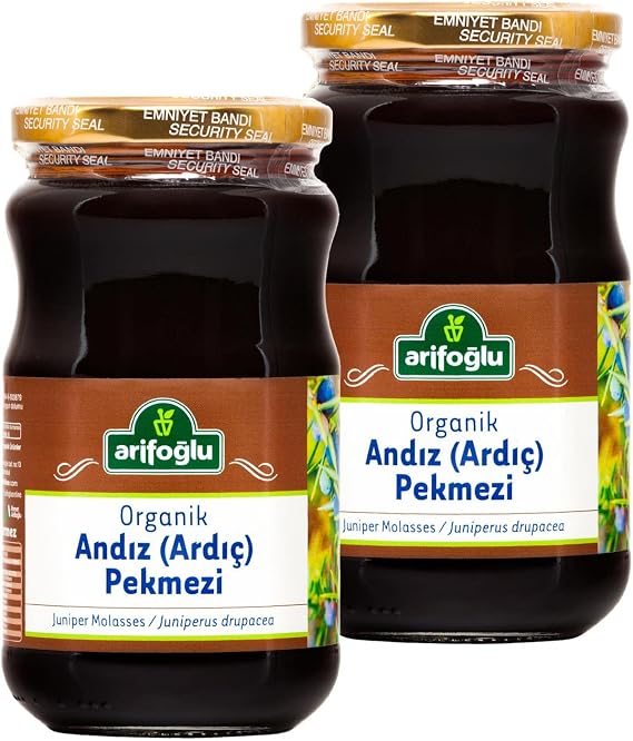 Arifoğlu Organik Andız (Ardıç) Pekmezi 480gr + 480gr 2 Li Set