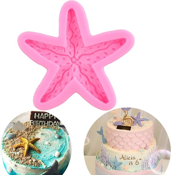 Marine Theme Fondant Mold Starfish Silicone Chocolate Mold