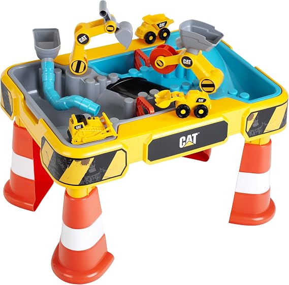 Klein CAT: Sand and Water Play Table, Kids Pretend Play, Construction Toys, Ages 18 Months+