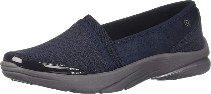 BZees Women's Lollipop Sneaker, Navy Print Mesh Fabric, 7 UK