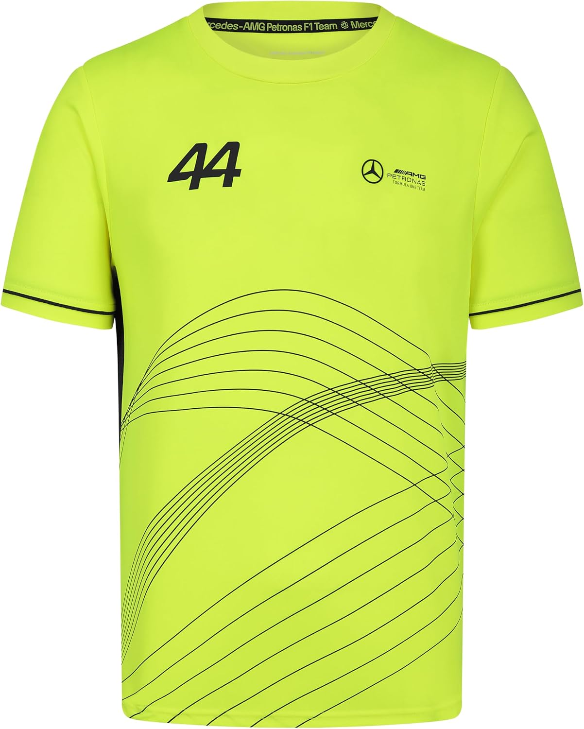 Mercedes AMG Petronas F1 Men's Lewis Hamilton Sportswear Tshirt - Neon - Size: XL
