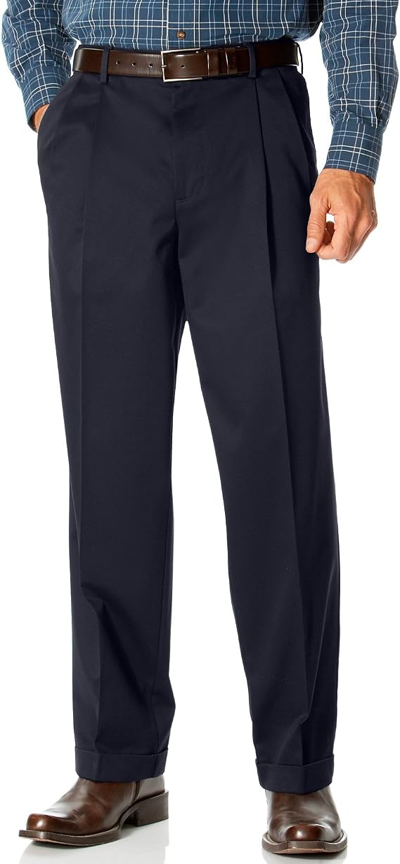 Dockers Men's Comfort Khaki D4 Relaxed-Fit Pleated Pant