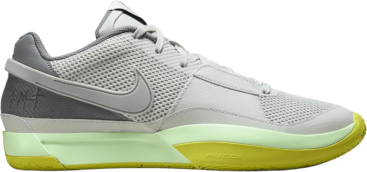 Nike Ja 1 Basketball Shoes (FQ4796-003, Light Silver/Cyber/Cool Grey/Granite) Size 11