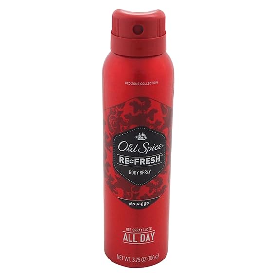 Old Spice Red Zone Swagger Men's Body Spray 3.75 Ounce