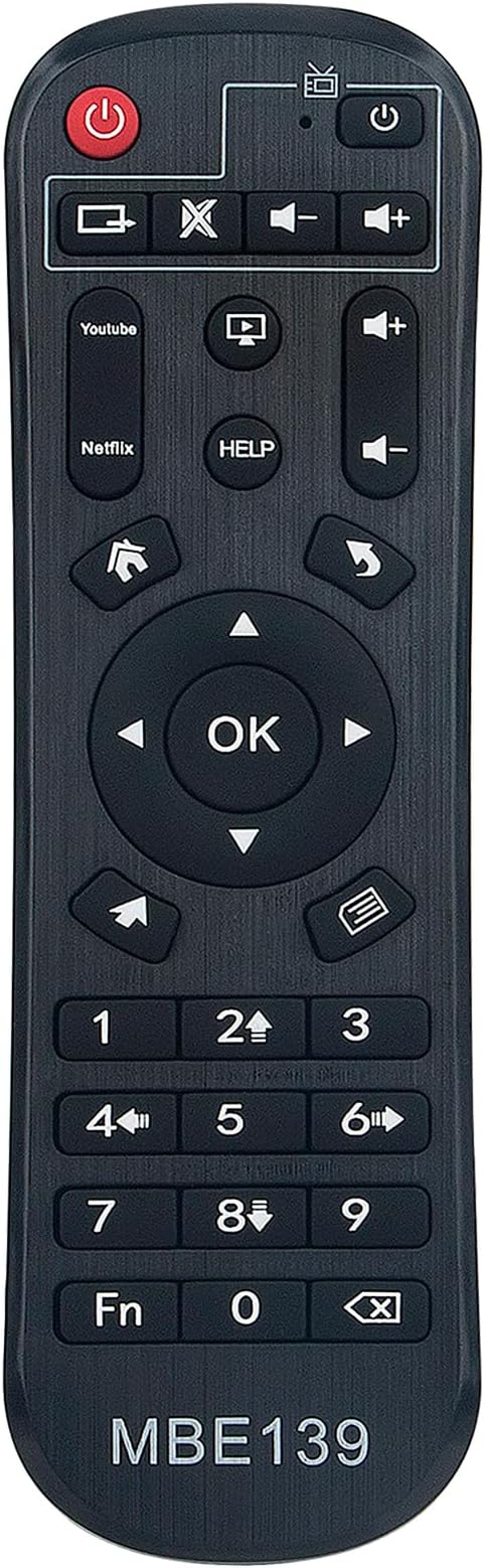 VINABTY Replacement Remote Control for Android TV Box X88 PRO 10 Android Box 9.0 10.0 11.0 TV Player Set Top Box A95X F3 S905X3