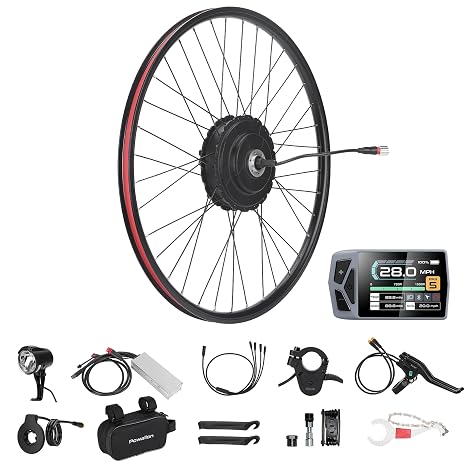 Bafang RM G0900 750W.DC 26 inches Electric Bike Motor Ebike Hub Motor Conversion Kit with Programmable Controller, Compatible with Disc & V-Brakes (135-142mm Dropout)-b02N 26"