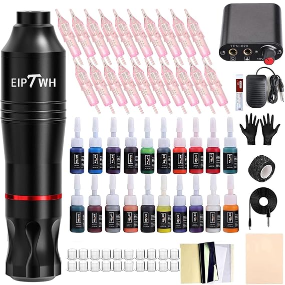 tattoo kit for beginners with ink,tattoo needles