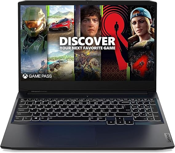 Lenovo IdeaPad Gaming 3 Laptop, 15.6" FHD IPS Display, AMD Ryzen 5 5500H Processor, GeForce RTX 2050, 32GB RAM, 2TB PCIe SSD, Wi-Fi 6, Backlit Keyboard, Windows 11 Home, Black