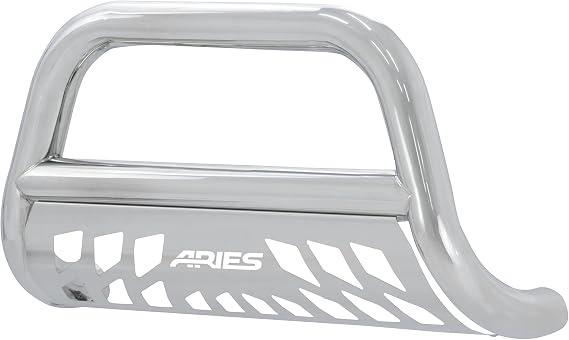 Aries Bull Bar W/Skd,3In,Stainless