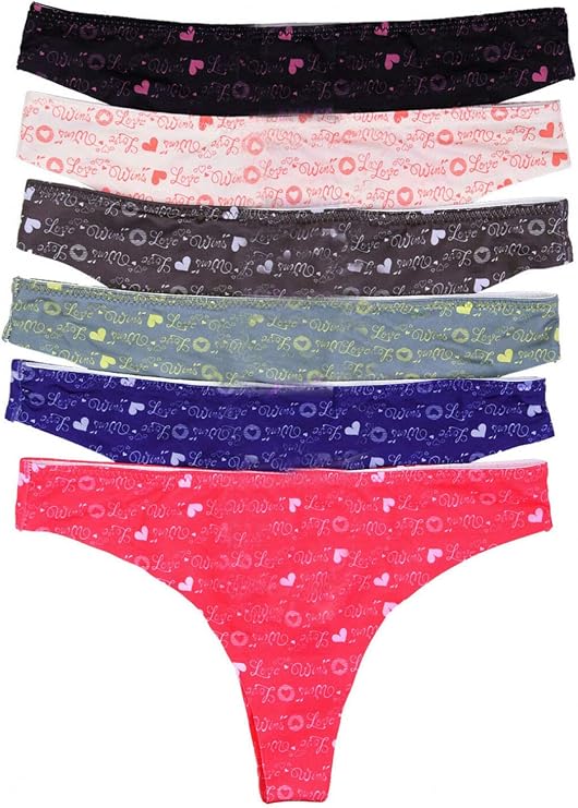 12 pcs Women Basic String Lace Thong Panty S/M/L/XL
