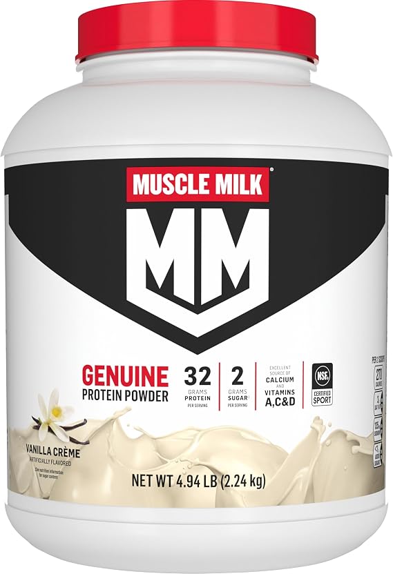CytoSport Muscle Milk, Vanilla Creme, 4.94 Pound Container by Cytosport