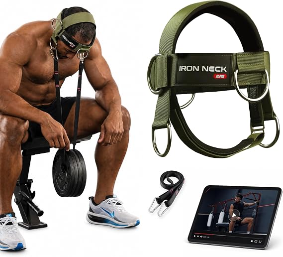 Iron Neck Alpha Neck Trainer - Exercise & Workout Equipment