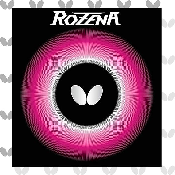 Butterfly Rubber Back for Table Tennis Rosena 06020 Black Thick & Tamasu Table Tennis Goods Free Chuck II-L 75490 L Set Purchase