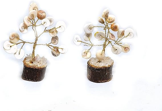 Astroghar Religious Gomati Chakra Auspicious Mini Trees Set for puja in Home Vastu Tree
