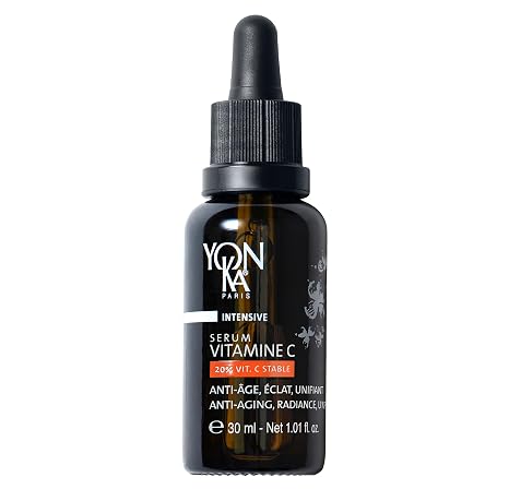Yon-Ka 20% Vitamin C Serum | Highly Concentrated Anti-Aging Face Treatment to Even Tone, Firm Skin Texture and Boost Collagen | Made with 99% Narural Ingredients