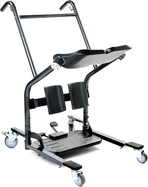 Strong and Steady TM Stand and Sit Mobility Lift Aid Easily Accommodates Moving of Patients up to 400 Pounds, Safely and Comfortably.