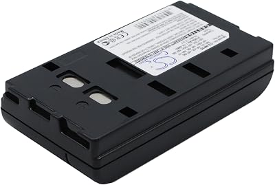 6v Compatible with Battery JVC GR-M3EG, GR-M3U, GR-M44, GR-M4U, GR-M5, GR-M5EG, GR-M5U, GR-M7, GR-M7PRO, GR-M7U, GR-S90S, GR-S95, GR-SV3, GR-SV3V
