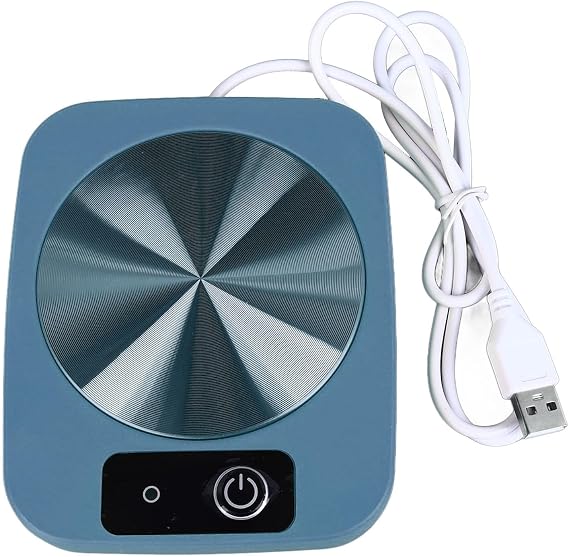 Coffee Mug Warmer, 55C Smart Constant Temperature Coaster, Blue