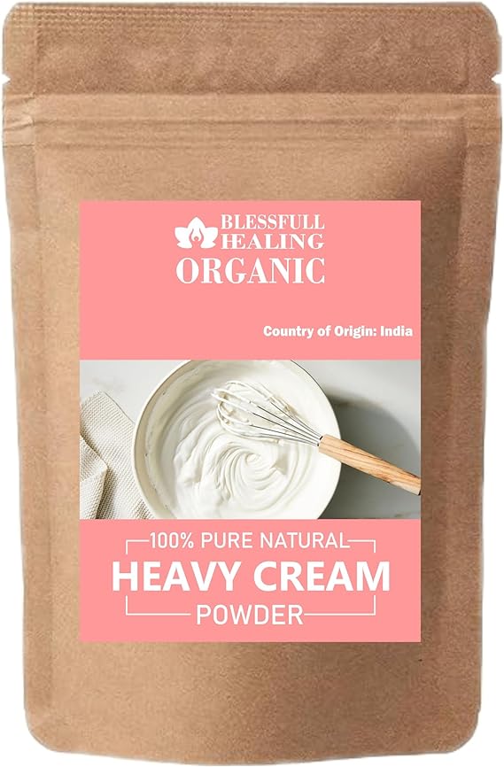 Blessfull Healing Organic Heavy Cream Powder 100% Pure Natural 100 Gram / 3.52 oz