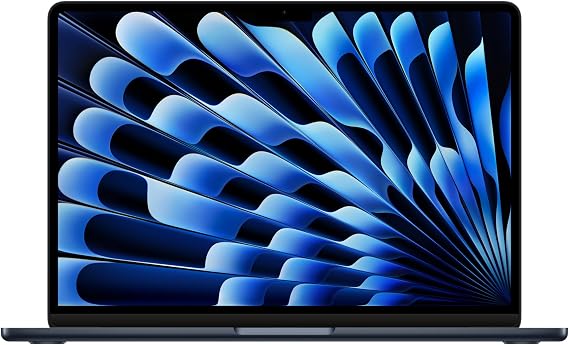 Apple MacBook Air 13.6" with M3 Chip (Early 2024) - Midnight, 8-Core / 10-Core, 16GB, 30W Adapter, 256GB SSD