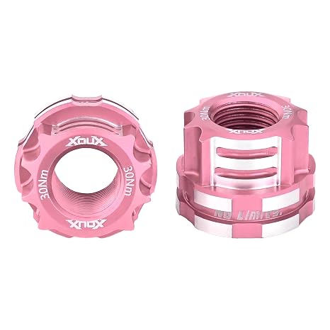 AX-C BMX Axle Nuts 10 mm, Pink