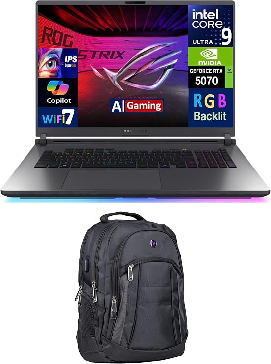 ASUS ROG Strix G18 AI Gaming Laptop 18" 240Hz IPS WQXGA Display