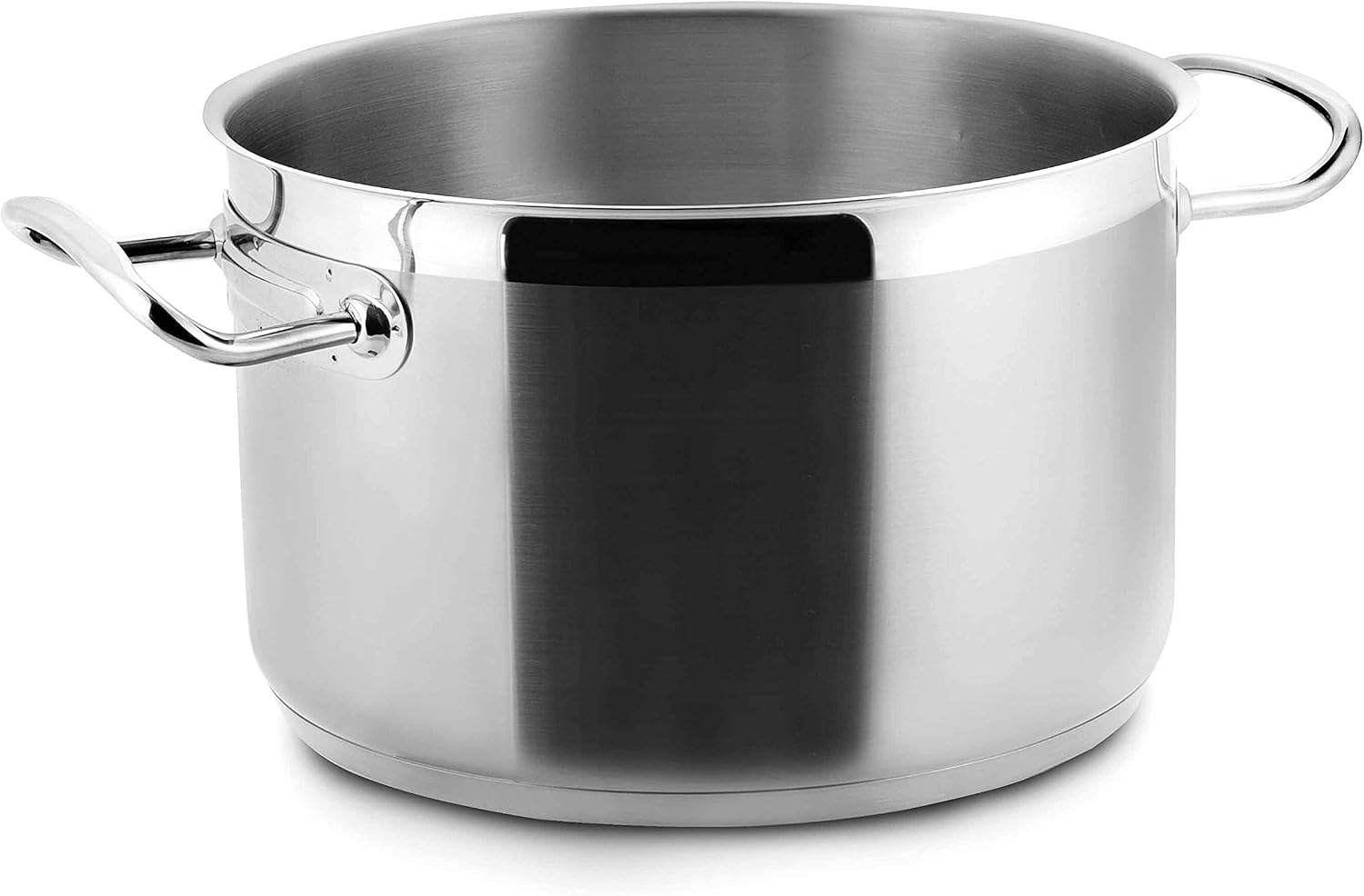 Eco-Chef Deep Casserole Without Lid, Stainless Steel, Silver, 28 cm