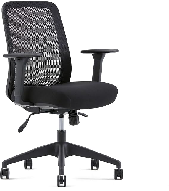 Haworth Assure Ergonomic Office Chair, Home Office Desk Chair, Black