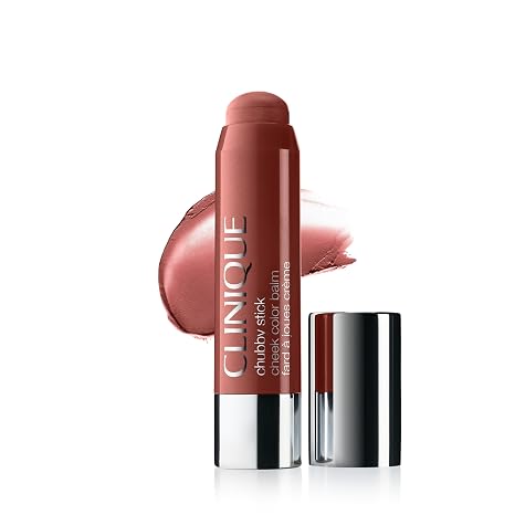 Clinique Chubby Cream Blush Stick Cheek Colour Balm | Blush For Cheeks | Long Lasting + Buildable | Create A Healthy Looking Glow | Perfect For Travel