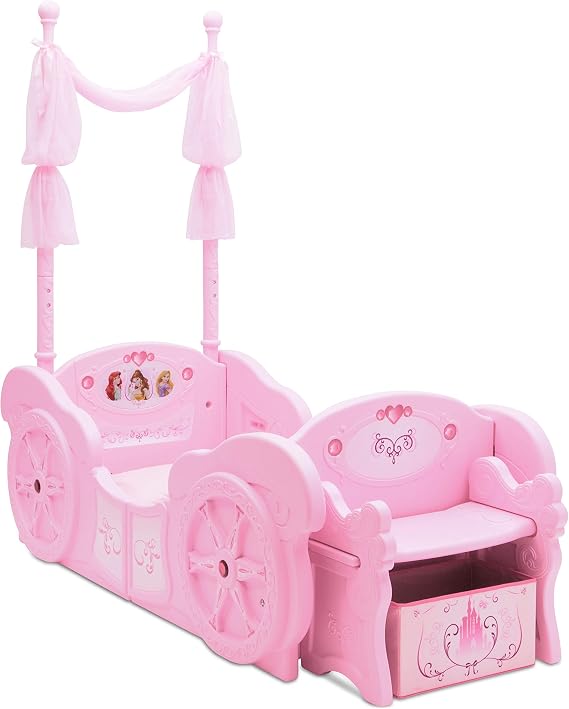 Delta Children Disney Princess Carriage Toddler-to-Twin Bed