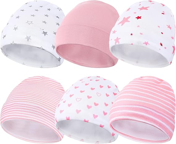 Newcotte 6 Preemie Baby Hats