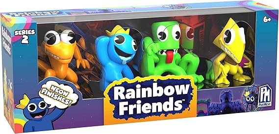 Rainbow Friends – Minifigure 4-pack – Neon Finish – Series 2