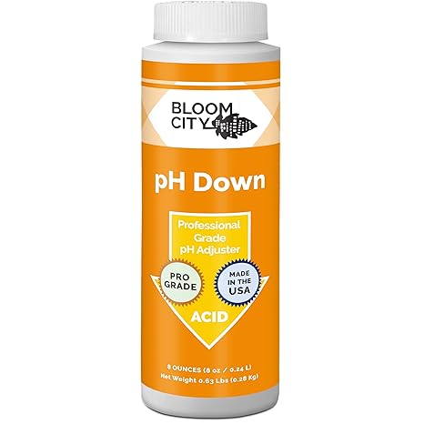 Bloom City pH Down Liquid pH Adjuster, 8 oz