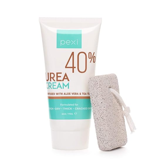 Urea Cream 40% Cracked Skin Repair, Best Lotion For Callus Feet, Hydrating Cream For Dry Skin, Heel & Elbow Moisturizer, Intensive Foot Care Treatment