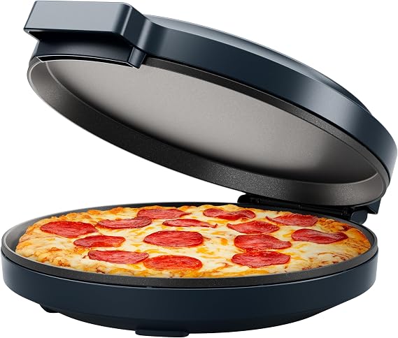Chefman Everything Maker, 30cm Pizza Oven Electric & More, 1570W, 220°C | Non-Stick, High Heat, Digital Cookbook, LED Indicator, Vertical Storage