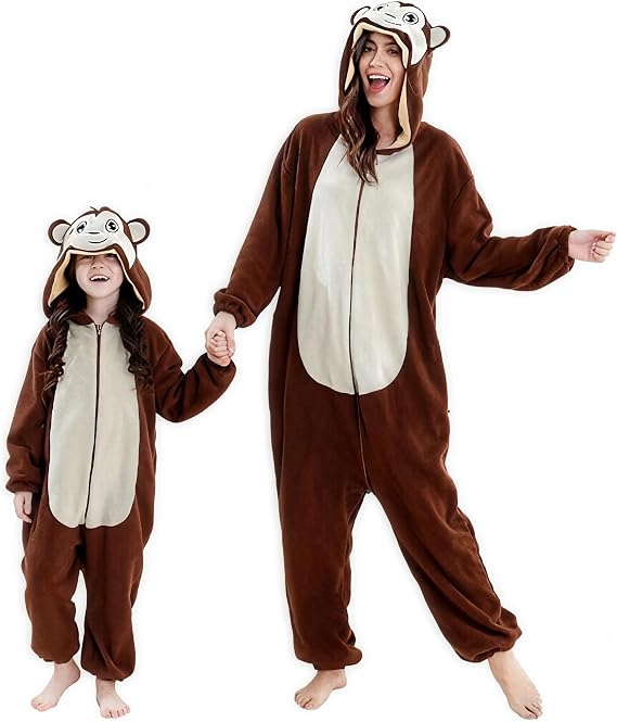 Adult Onesie Animal Pajamas Unisex Cute Sleepwear Halloween Party Cosplay Costumes