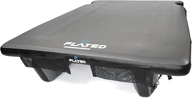 FLATED Air-Deck Mid-Short DECK60 - Versatile 6 ft Inflatable Raised Sleeping Platform Air Mattress for Trucks, Vans, SUVs, and RVs